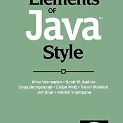 [READ] EBOOK EPUB KINDLE PDF The Elements of Java™ Style (SIGS Reference Library, Series Number 15