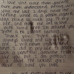 to my dear friend
