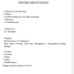 Una costruzione dell'Assenza - per orchestra