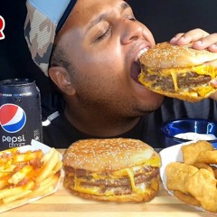ASMR MEGA STACKER ATÔMICO 4.0 E TRIO SUPREMO (MUKBANG) EATING SOUNDS