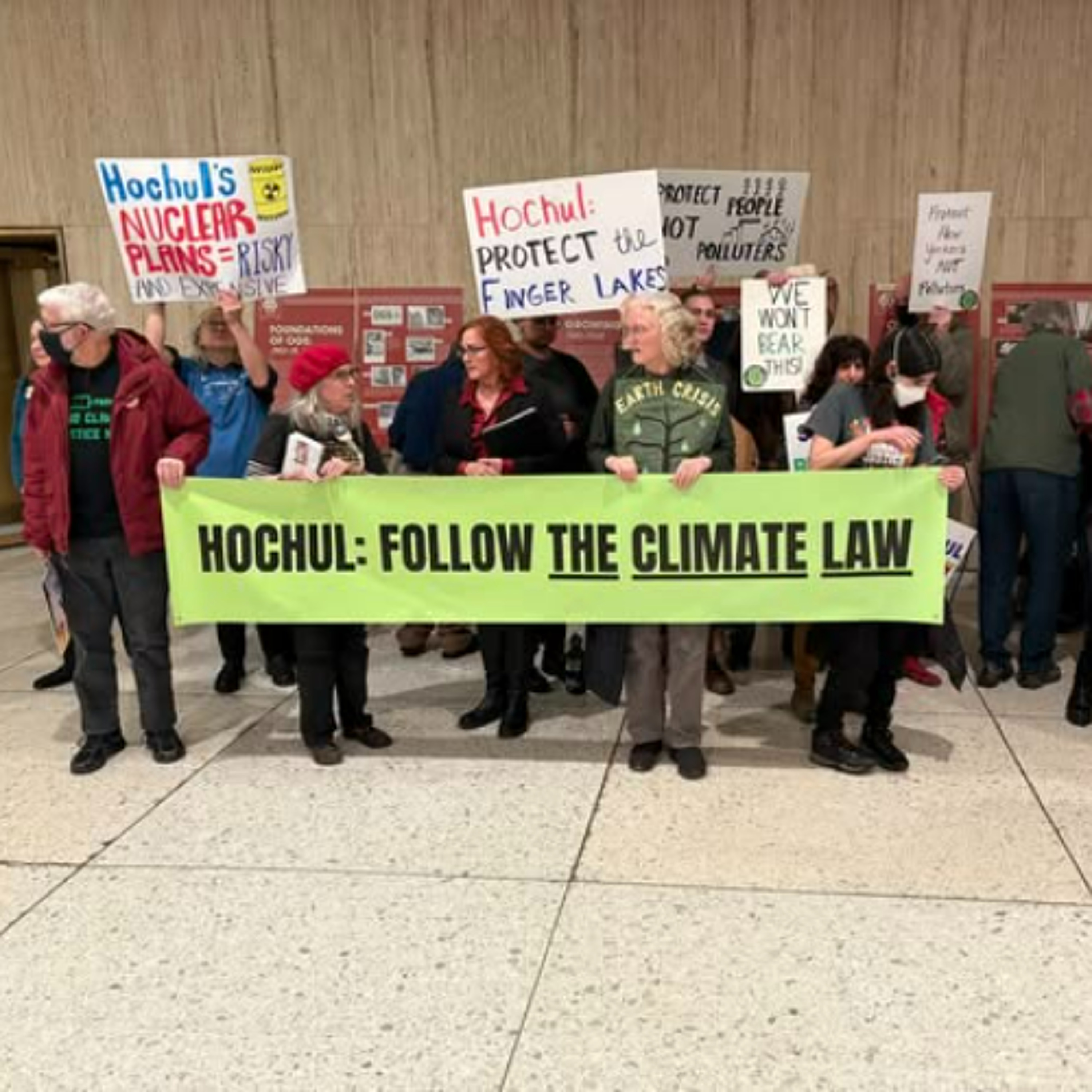 Climate Activists Protest Hochul's Retreat at State of the State, Part 2 Climate Activists Protest Hochul's Retreat at State of the State, Part 2