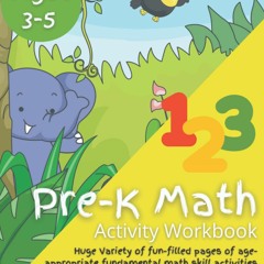 eBooks❤️Download⚡️ Pre-K Math Activity Workbook - Preschool Math Workbook for Kids Ages 3-5