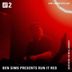 BEN SIMS Pres RUN IT RED 68. AUG 2020