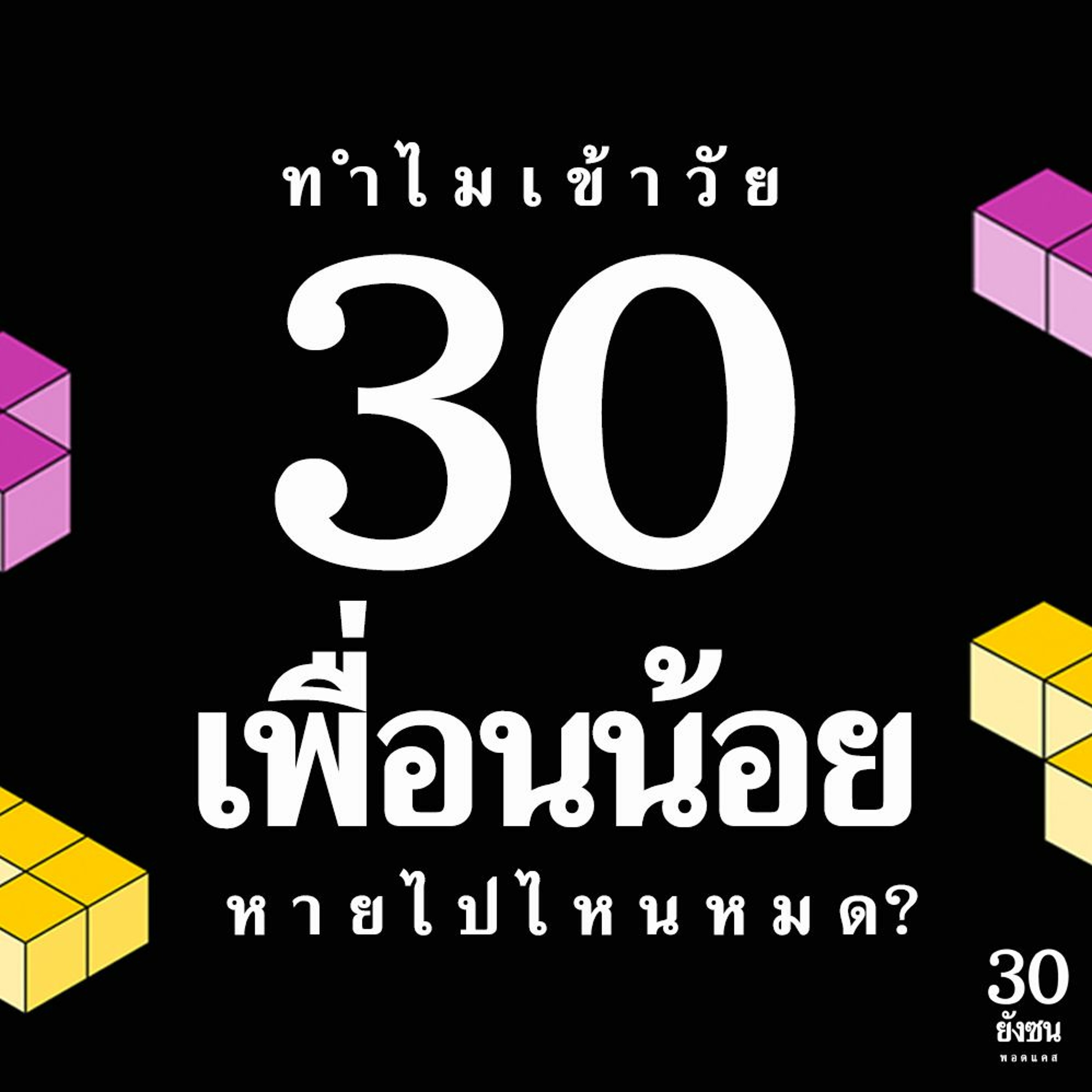 30 ยังซน EP.1 - เอิ่ม...ยิ่งโต เพื่อนยิ่งน้อย ทำไงดี? episode artwork