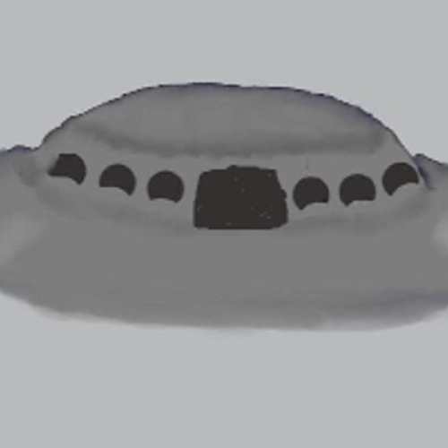 Less sound when a spaceship came in yesterday's recording