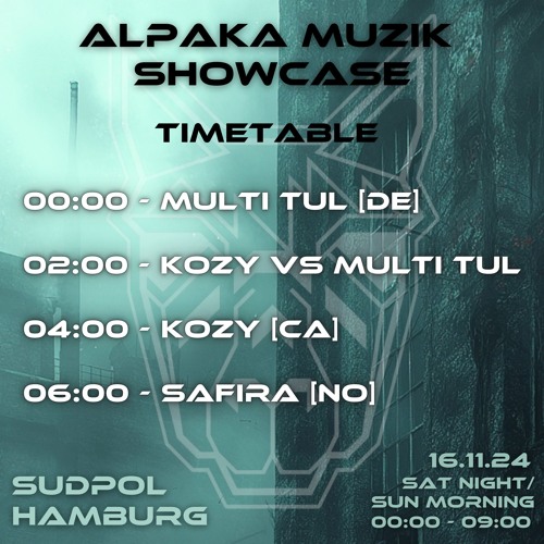 KOZY vs Multi Tul @ Südpol, Hamburg 2024 - [AlpaKa MuziK Showcase]