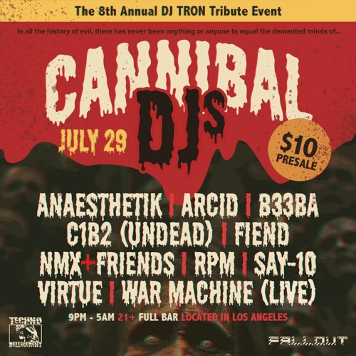 VIRTUE - Live At Cannibal DJs - DJ Tron Tribute Show 7-29-23 (Terror/Speedcore)