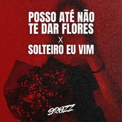 POSSO ATÉ NÃO TE DAR FLORES X SOLTEIRO EU VIM (DJ BROZZ)