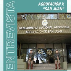 Aniversario Agrupación X "SAN JUAN" - Entrevista al Comandante Mayor Víctor Senicen