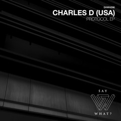 Premiere: Charles D (USA) "Protocol" Say What? Records