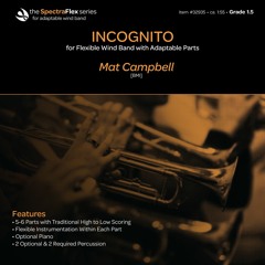 Incognito (5-Part Flex Band Gr. 1.5) - Mat Campbell