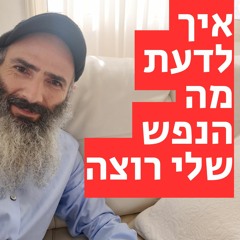 איך לדעת מה הנפש שלי באמת רוצה