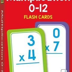 ⭐[PDF]⚡ School Zone - Multiplication 0-12 Flash Cards - Ages 8+, 3rd G