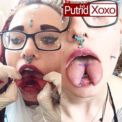 slattuhs - in her mouth