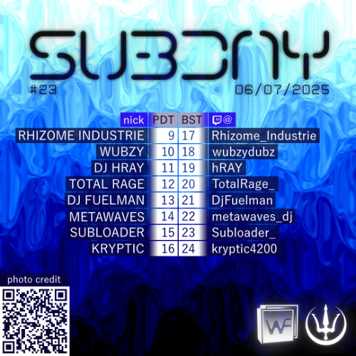 Dubplates on Sundays x Weightflow Productions presents: Subday #23 || #188