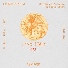 Space Ghost Mix for LYNX Italy 003 - Cosmic Rhythm - 6/10/22