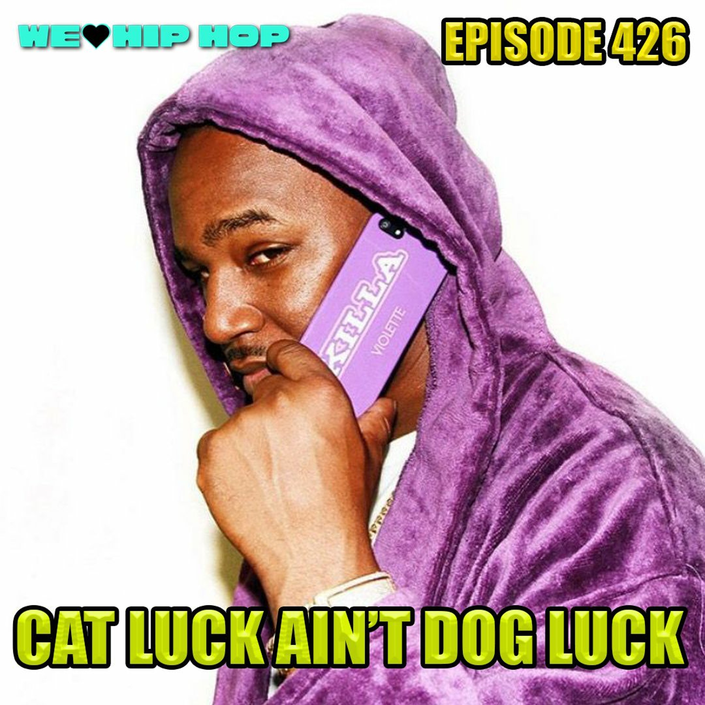 Episode 426 | Cat Luck Ain't Dog Luck | We Love Hip Hop Podcast episode artwork