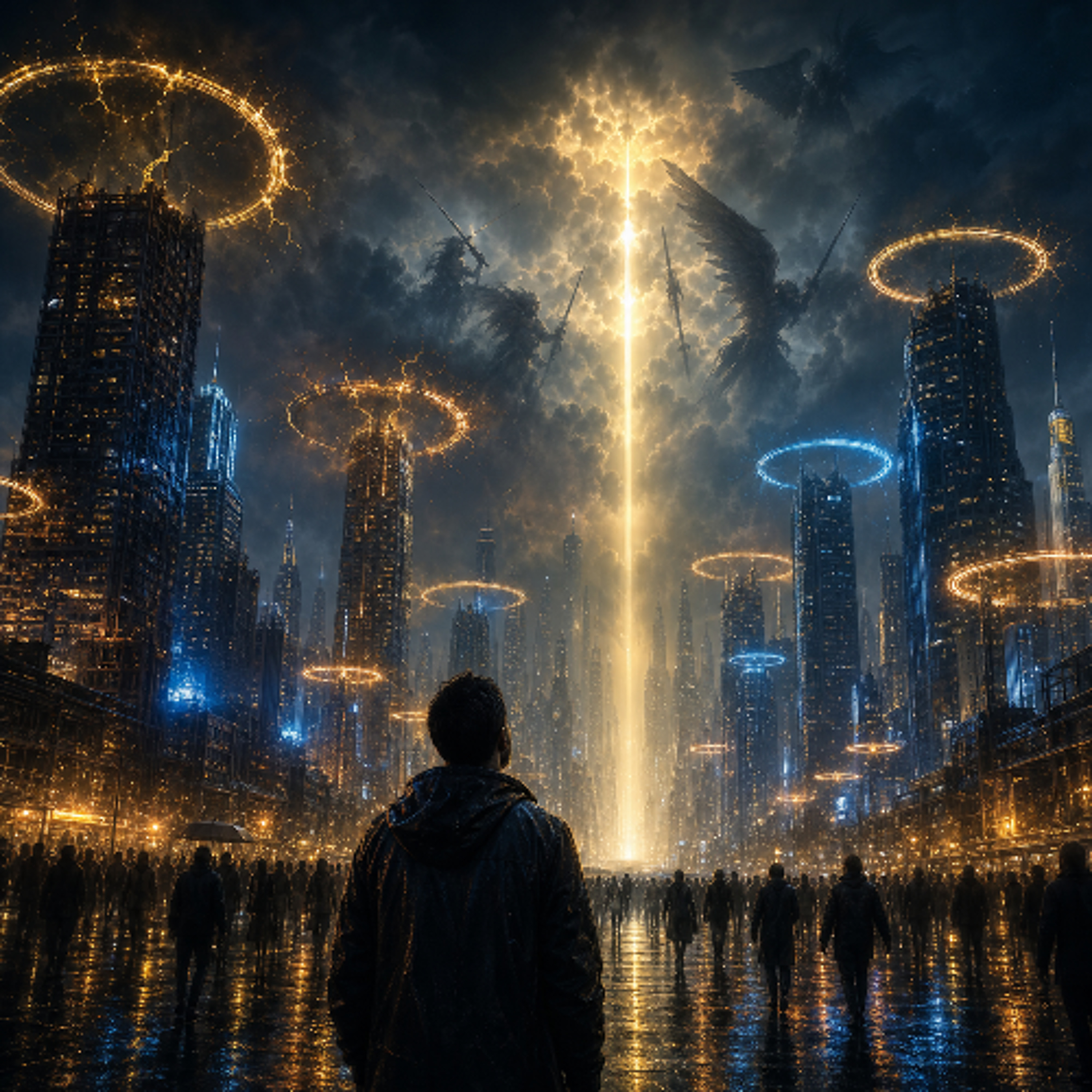 Neon Halos Dipped In Gold episode artwork