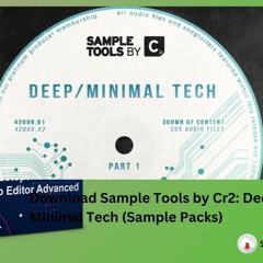 How to download Sample Tools by Cr2: Deep Minimal Tech (Sample Packs)