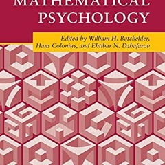 [View] [PDF EBOOK EPUB KINDLE] New Handbook of Mathematical Psychology (Cambridge Handbooks in Psych