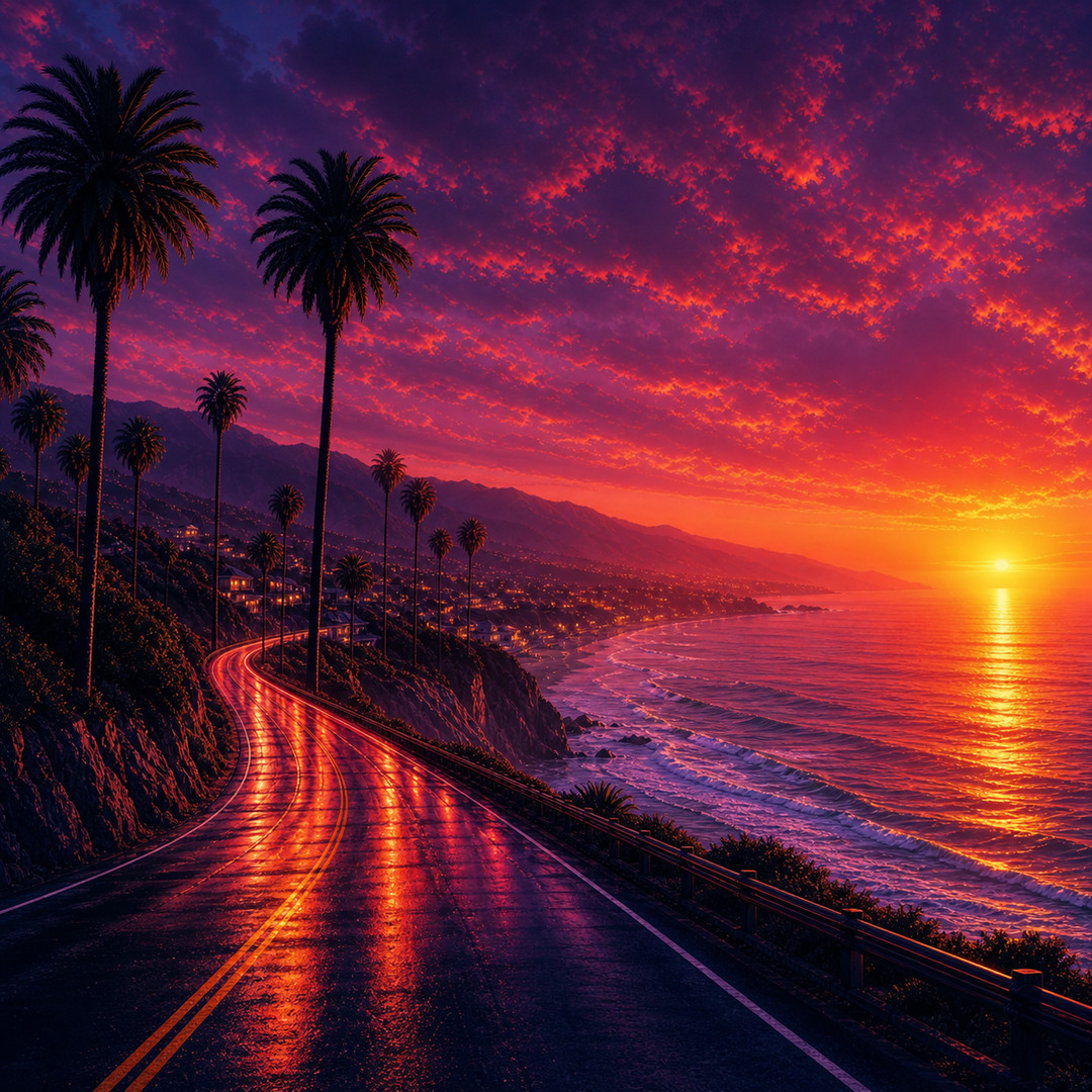 PACIFIC SUNSET DRIVE cover artwork