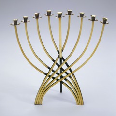412. Ludwig Yehuda Wolpert, Hanukkah Lamp, New York, New York, United States, 1958