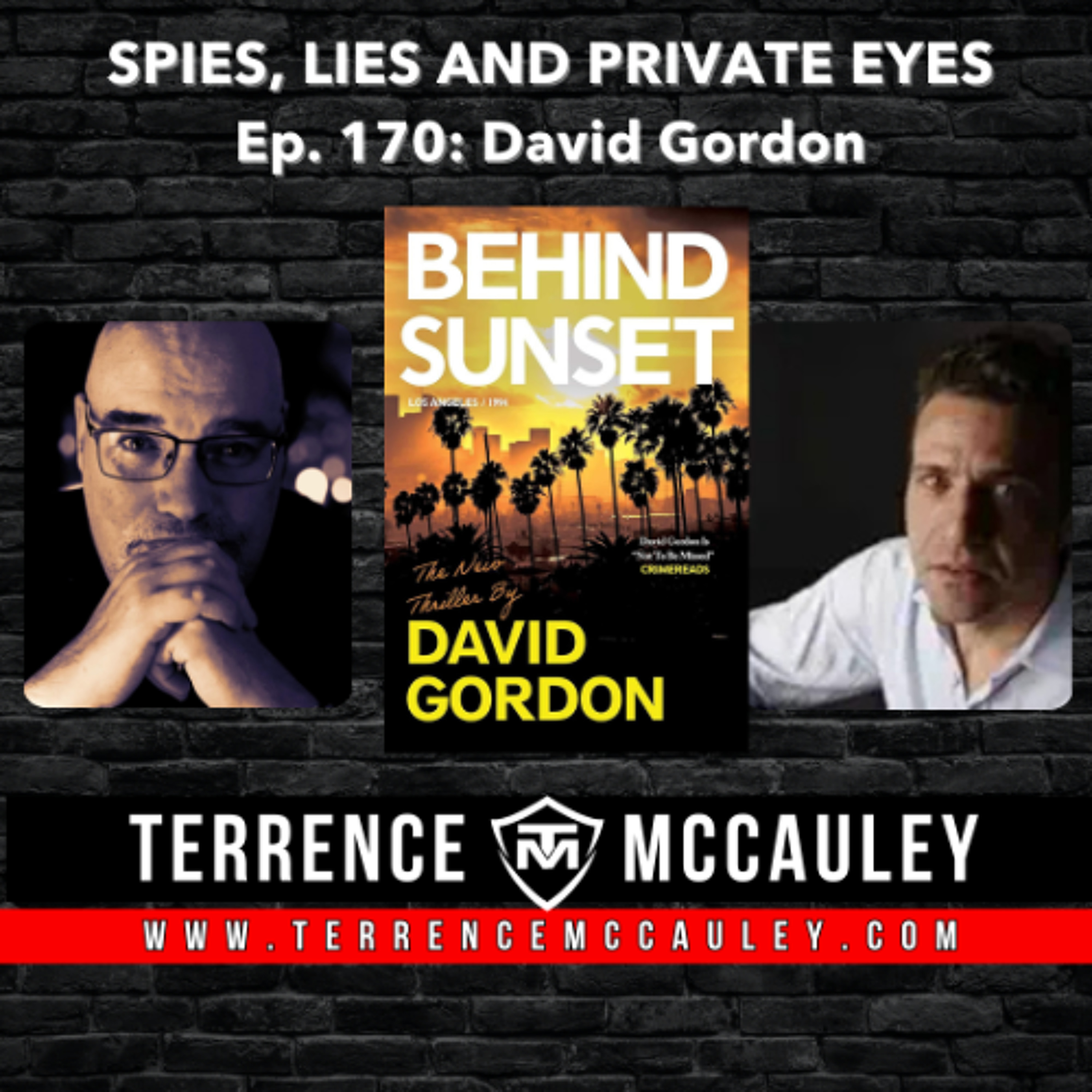 David Gordon's comic and noir-tinged tour through Tinseltown: BEHIND SUNSET episode artwork