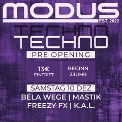 Mastik Live @ Modus Lippstadt Clubopening (10.12.2022)