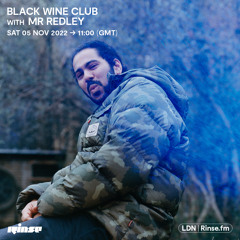 Black Wine Club with Mr Redley - 05 November 2022