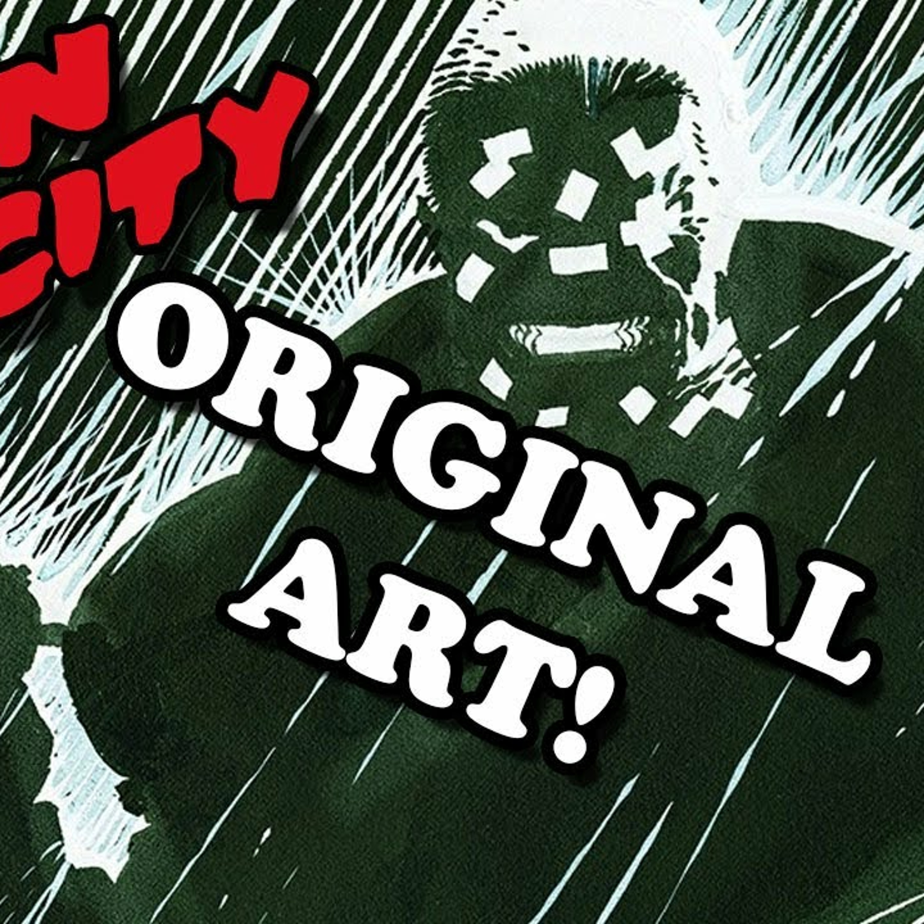 Frank Miller's Original Art for the First Sin City! episode artwork