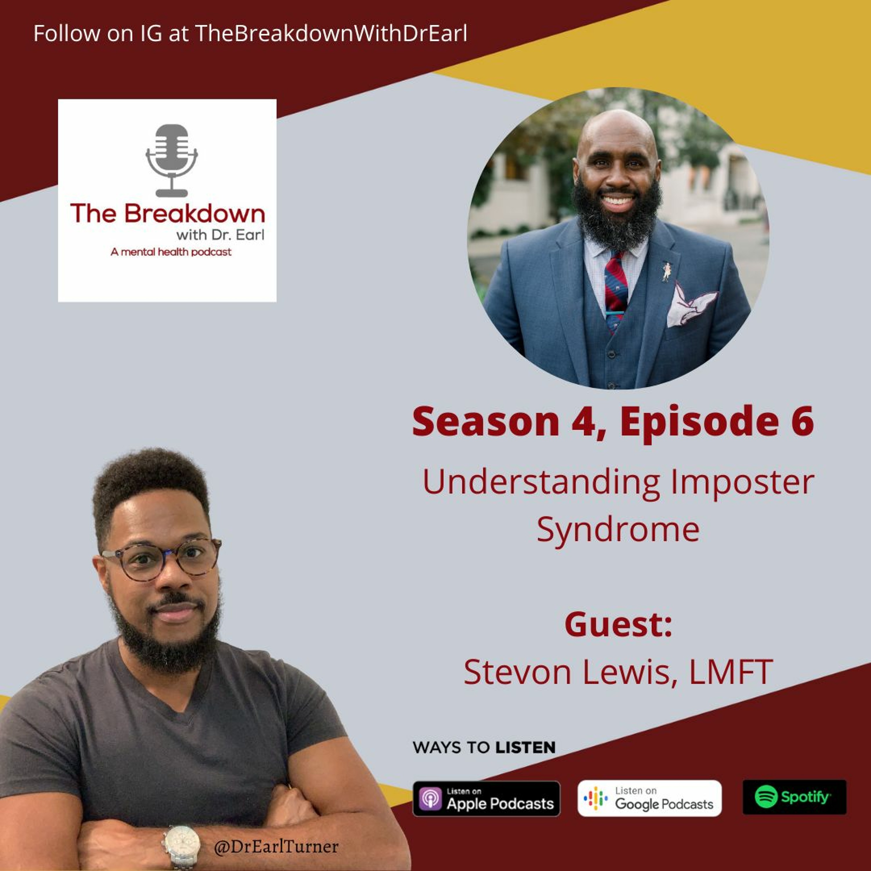 S4 E6 - Understanding Imposter Syndrome with Stevon Lewis episode artwork