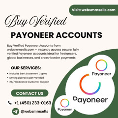 Best 1.2 Site To Buy Verified Payoneer Accounts