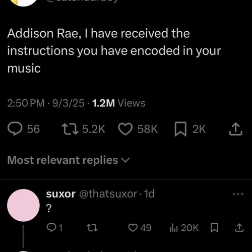 Imagine if Addison Rae shot you in the thigh with a glock .wav