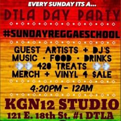 SUNDAY REGGAE SCHOOL ft DJ PAPALOTL MAY 15 2022