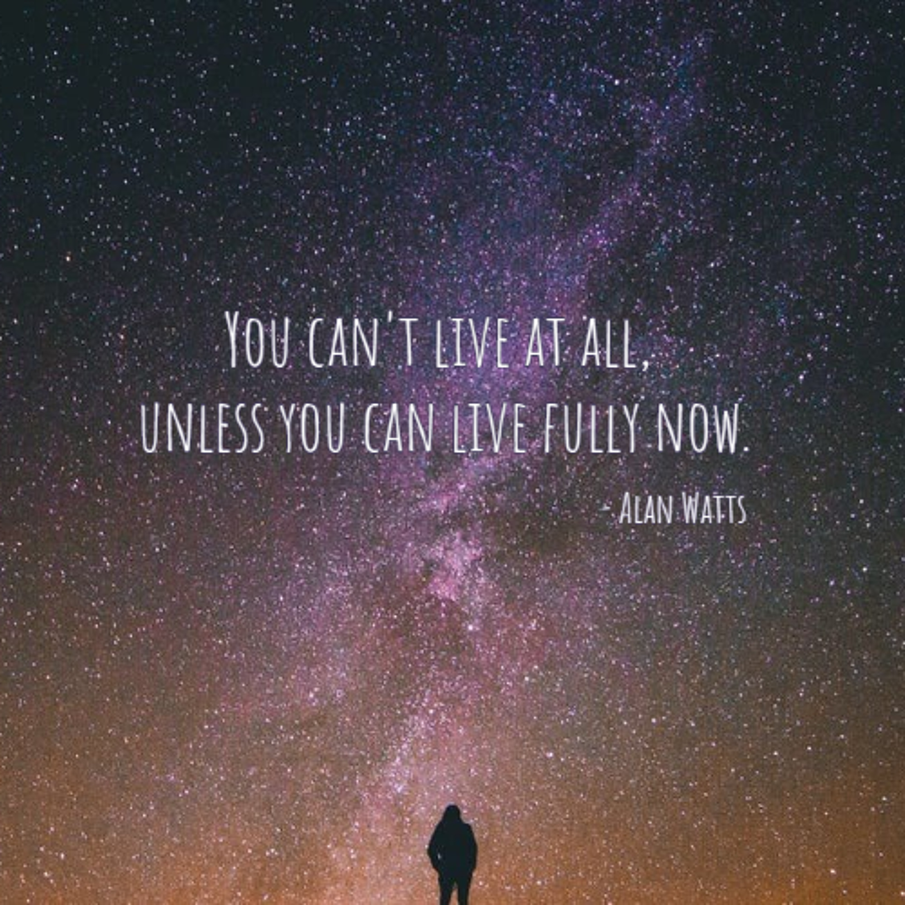Live in The NOW - Alan Watts Speech