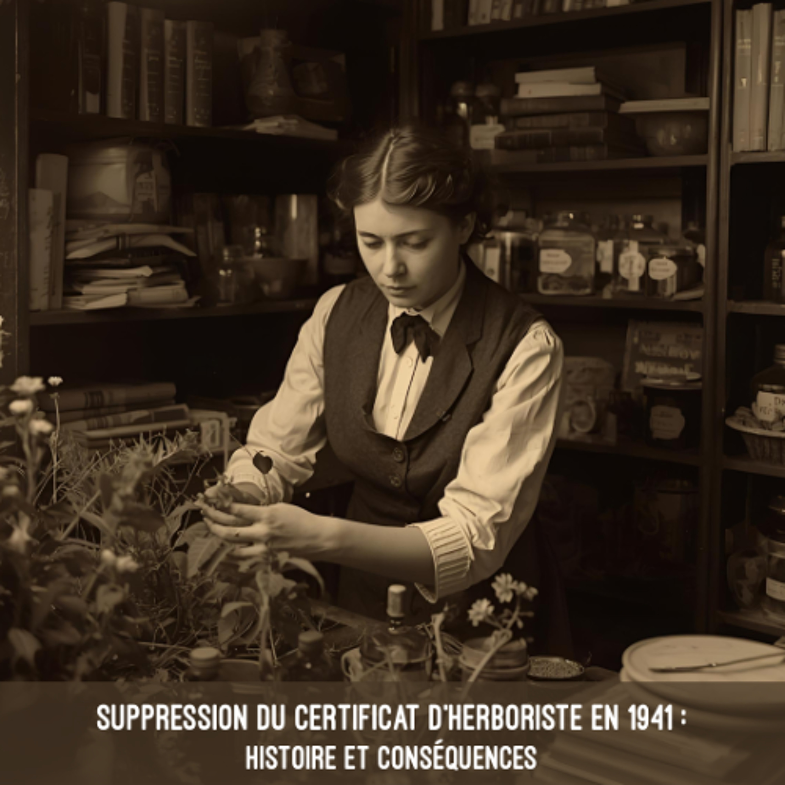 Suppression du certificat d’herboriste en 1941 - histoire et conséquences