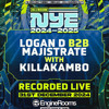 LOGAN D B2B MAJISTRATE W KILLA KAMBO NYE 25 DJ mix artwork - Electronic music tracklist cover image
