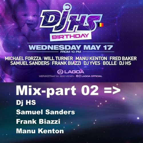 Dj HS Birthday Lagoa 2023 (part 02) Dj HS - Samuel Sanders - Frank Biazzi - Manu Kenton