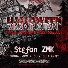 Stefan ZMK @ Halloween Abomination - Necaz 3Y - Faber Timisoara 2024 [ industrial hardcore techno acidtekno tekno]