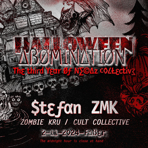 Stefan ZMK @ Halloween Abomination - Necaz 3Y - Faber Timisoara 2024 [ industrial hardcore techno acidtekno tekno]
