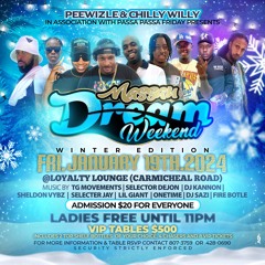 NASSAU DREAM WEEKND PROMO 19TH/1/24 SELECTORJAY / DJONETIME /DJ SAZI /SICKSHELLA