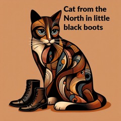Cat from the North in little black boots