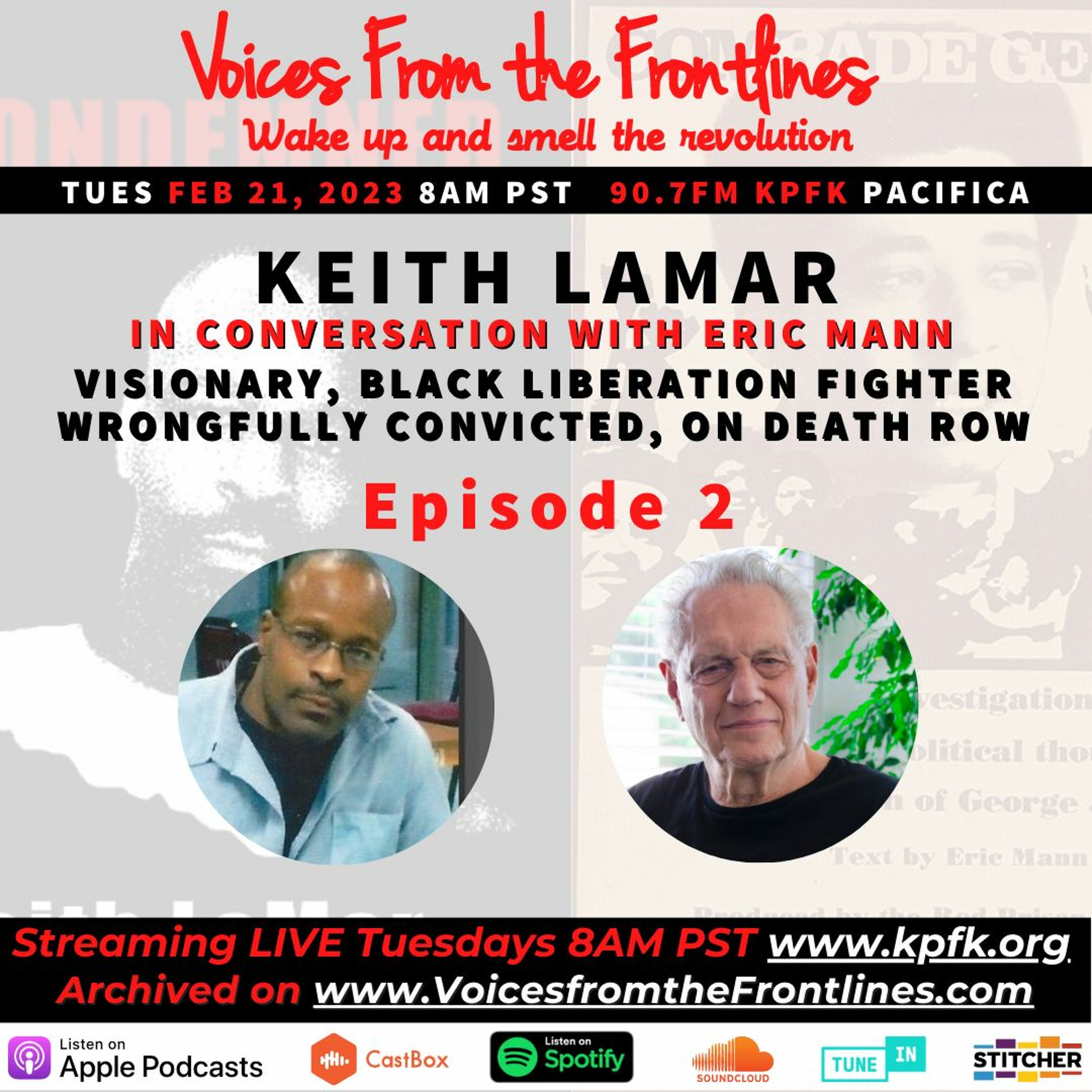 Keith Lamar in Conversation with Eric Mann