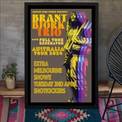 Poster Brant Bjork Shows Australia 2024