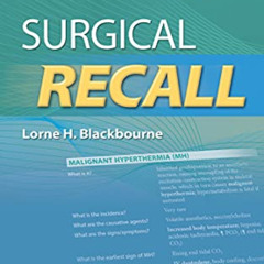 FREE PDF 💔 Surgical Recall (Lippincott Connect) by  Lorne Blackbourne KINDLE PDF EBO