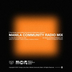 Manila Community Radio Session 07 (October 2021)