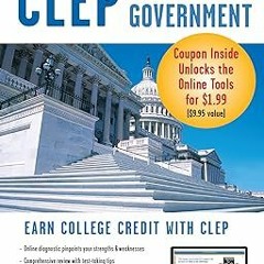 #+ CLEP® American Government Book + Online (CLEP Test Preparation) BY: Preston Jones (Author) @