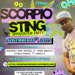 Dj Tragic Birthday Scorpio Sting 2025
