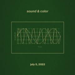 Sound & Colour w/ Trevor Banks - July 2022