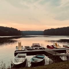Abends am See